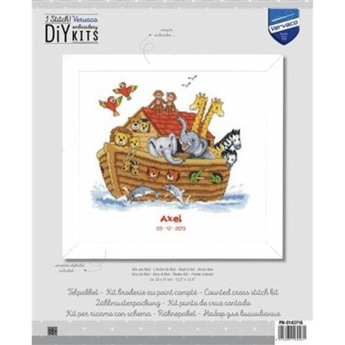 Vervaco Telpakket kit Ark van Noah Vervaco Telpakket kit Ark van Noah