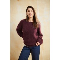 Breipakket Novita - Ilo-trui - Variant 3-draads Donkerrood - Gratis patroon