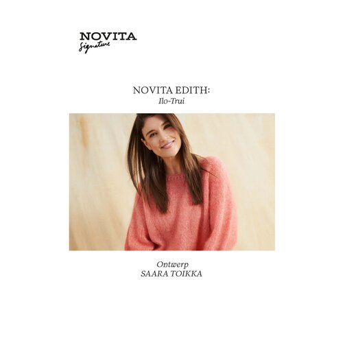 Novita Breipakket Novita - Ilo-trui - Variant 3-draads Donkerrood - Gratis patroon