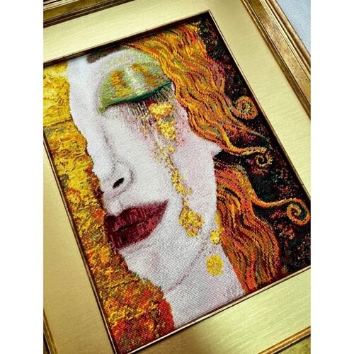 RIOLIS Borduurpakket Golden Tears After A. M. Zilberman's Painting  - RIOLIS