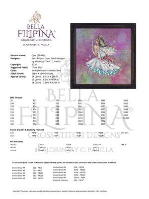 Bella Filipina Designs Speciale Materialen Opal - Bella Filipina