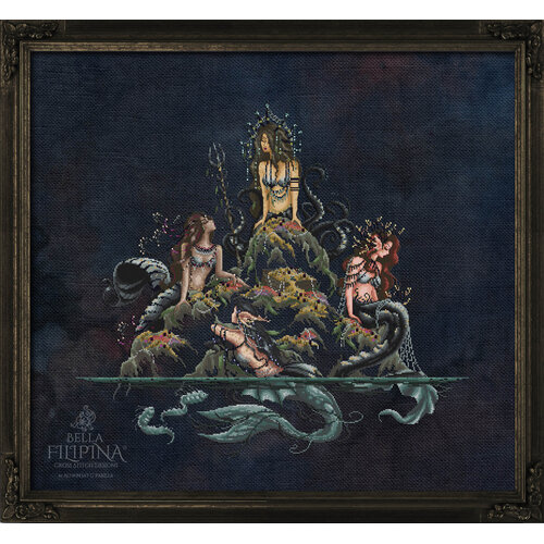 Bella Filipina Designs Borduurpatroon Sea Witches and the Lost Treasures - Bella Filipina