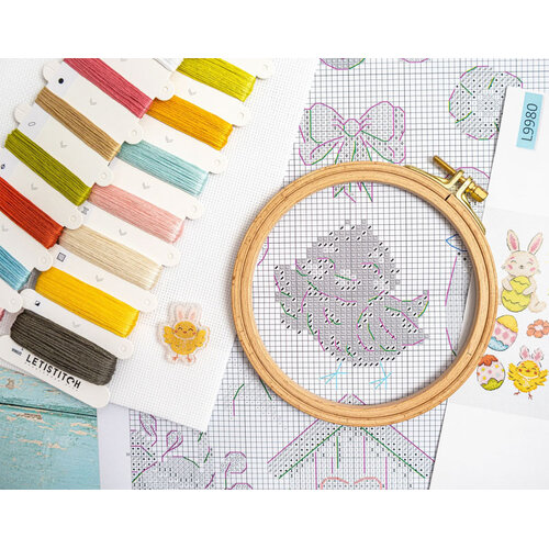 Leti Stitch Borduurpakket Easter Sampler - Leti Stitch Leti Stitch Borduurpakket Easter Sampler - Leti Stitch