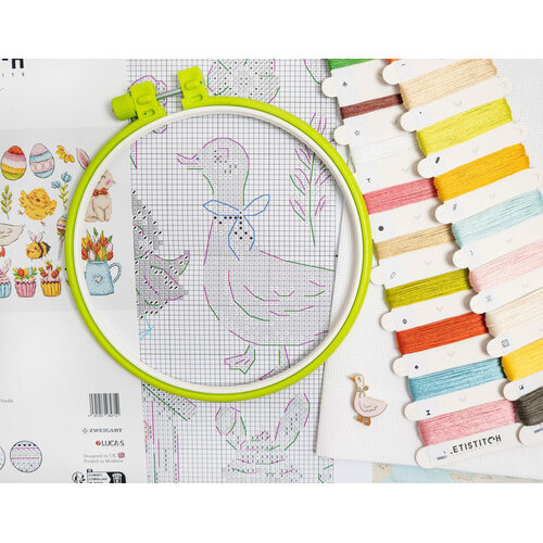 Leti Stitch Borduurpakket Easter Sampler - Leti Stitch Leti Stitch Borduurpakket Easter Sampler - Leti Stitch