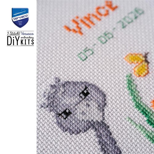 Vervaco Telpakket kit Australische Diertjes - Geboortetegel