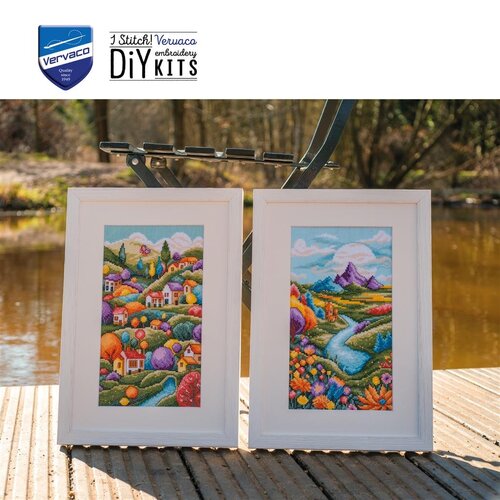 Vervaco Telpakket kit Rivierlandschap