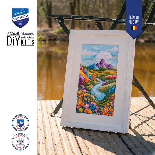 Vervaco Telpakket kit Rivierlandschap