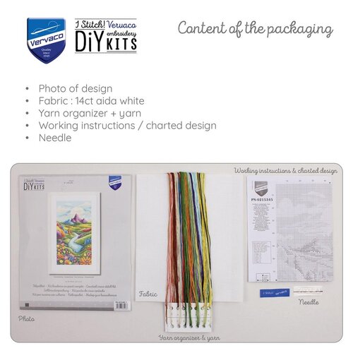 Vervaco Telpakket kit Rivierlandschap