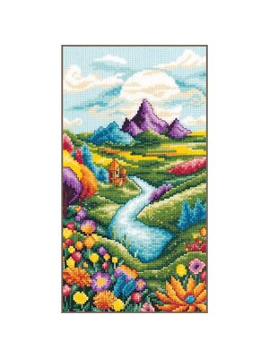 Vervaco Telpakket kit Rivierlandschap