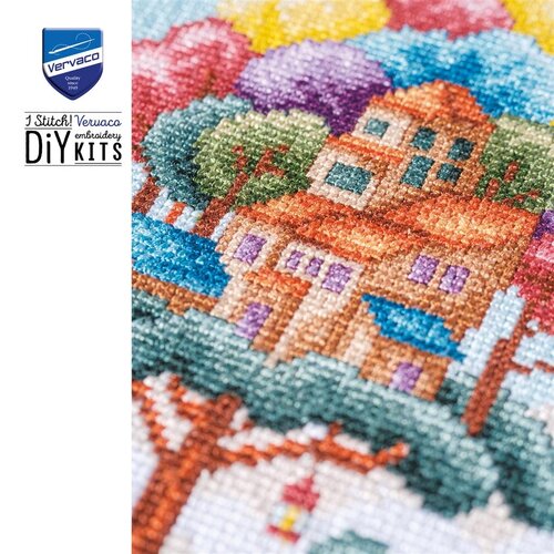 Vervaco Telpakket kit Landschap met Boomhut