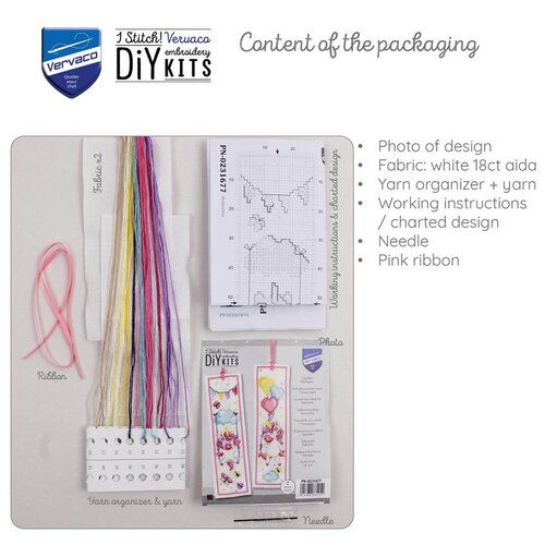 Vervaco Bladwijzer kit Eenhoorn - set van 2