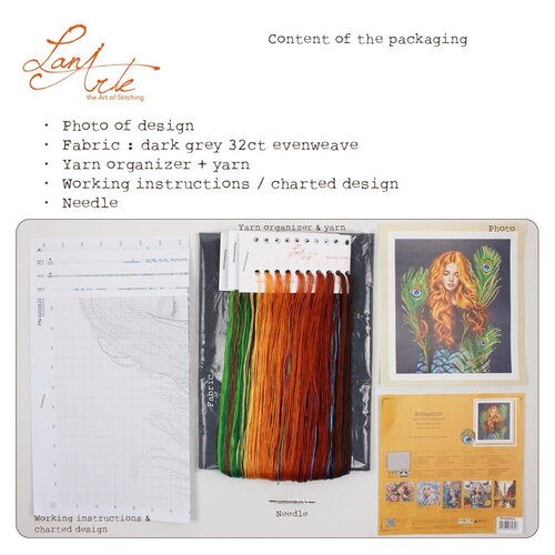 Lanarte Telpakket kit The Peacock's Muse