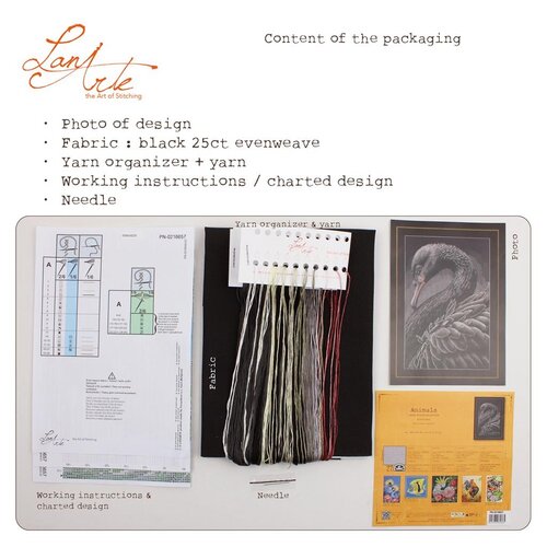 Lanarte Telpakket kit Black Swan