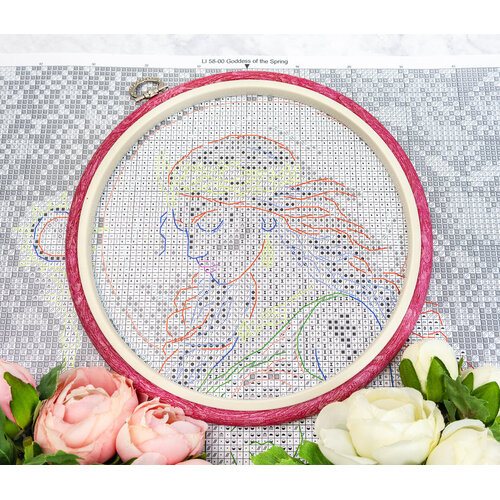 Leti Stitch Borduurpakket Goddess of the Spring - Leti Stitch