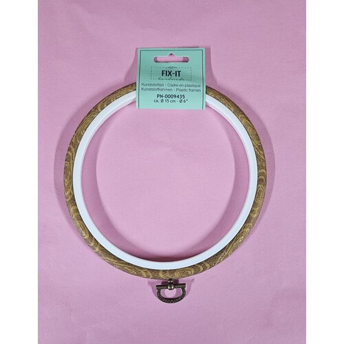 Vervaco Kunststoflijst houtkleurig Ø 15 cm (p.1st)