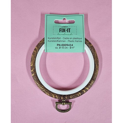 Vervaco Kunststoflijst houtkleurig Ø 10 cm (p.1st)