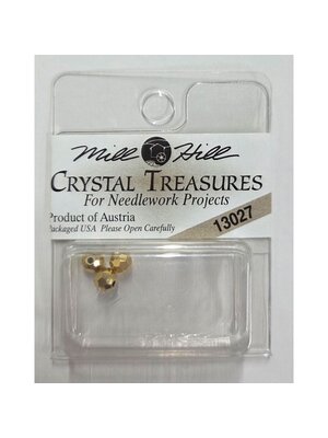 Mill Hill Crystal Treasures Rondele Aurum (Gold) 4 mm /3 - Mill Hill