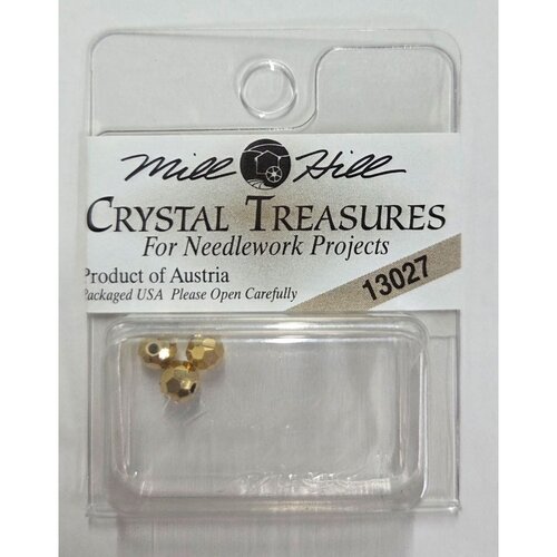 Mill Hill Crystal Treasures Rondele Aurum (Gold) 4 mm /3 - Mill Hill