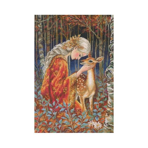 RTO Borduurpakket Fairytale Girl and Fawn - RTO