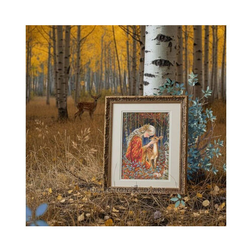 RTO Borduurpakket Fairytale Girl and Fawn - RTO