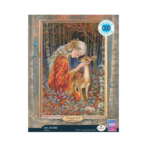 RTO Borduurpakket Fairytale Girl and Fawn - RTO