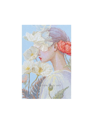 RTO Borduurpakket  Lady with Flower - RTO