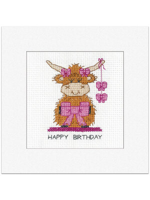 Heritage Crafts Borduurpakket Birthday Card Highland - Boy - Heritage Crafts