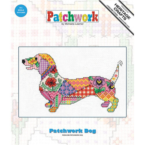Heritage Crafts Borduurpakket Patchwork Dog - Heritage Crafts