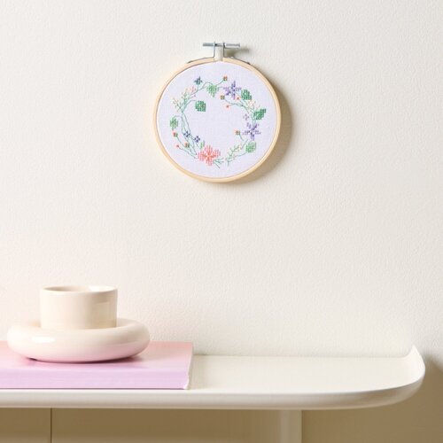 Rico Design Borduurpakket Bloemenkrans - Rico Design