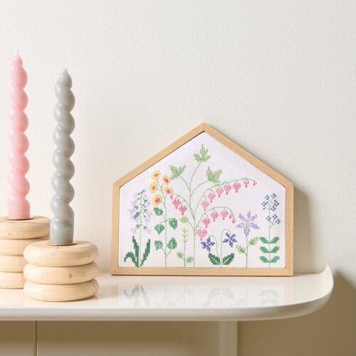 Rico Design Borduurpakket Bloemenweide - Rico Design