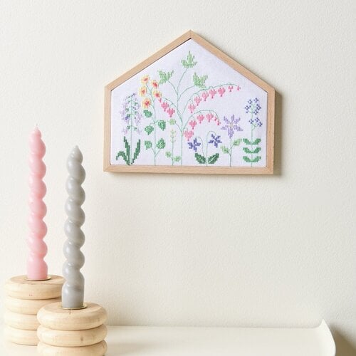 Rico Design Borduurpakket Bloemenweide - Rico Design