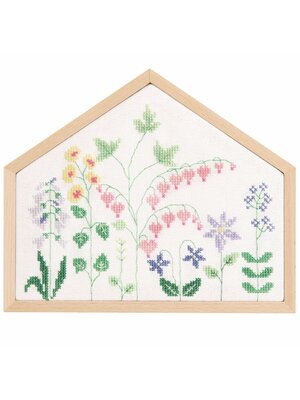 Rico Design Borduurpakket Bloemenweide - Rico Design