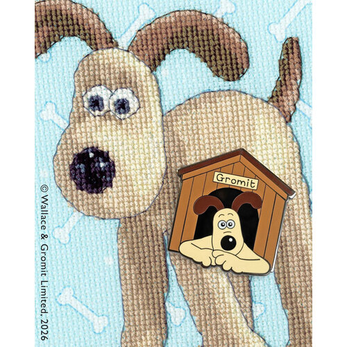 Bothy Threads Needle Minder Wallace & Gromit - Alright, Pooch! - Bothy Threads