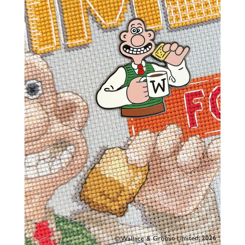 Bothy Threads Needle Minder Wallace & Gromit - Lovely Tea! - Bothy Threads