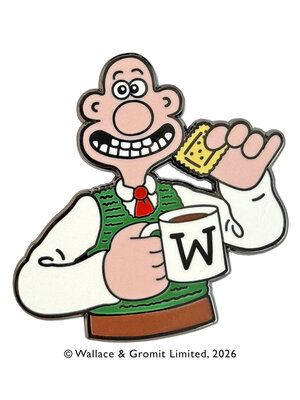 Bothy Threads Needle Minder Wallace & Gromit - Lovely Tea! - Bothy Threads