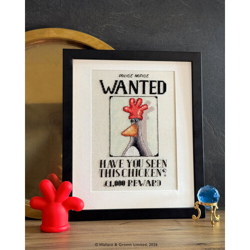 Bothy Threads Borduurpakket Wallace & Gromit - Have You Seen This Chicken? - Bothy Threads