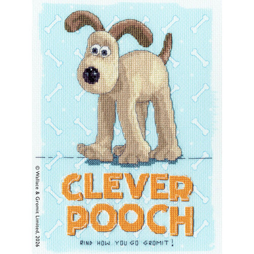 Bothy Threads Borduurpakket Wallace & Gromit - Clever Pooch! - Bothy Threads