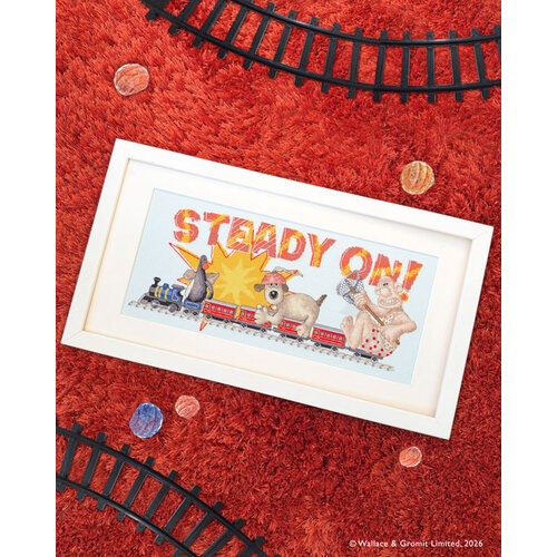 Bothy Threads Borduurpakket Wallace & Gromit - Steady On! - Bothy Threads