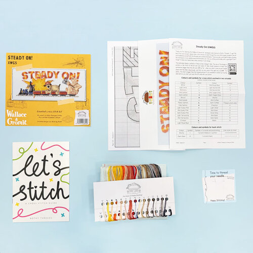 Bothy Threads Borduurpakket Wallace & Gromit - Steady On! - Bothy Threads
