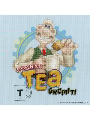 Bothy Threads Borduurpakket Wallace & Gromit - Smashing Tea! - Bothy Threads