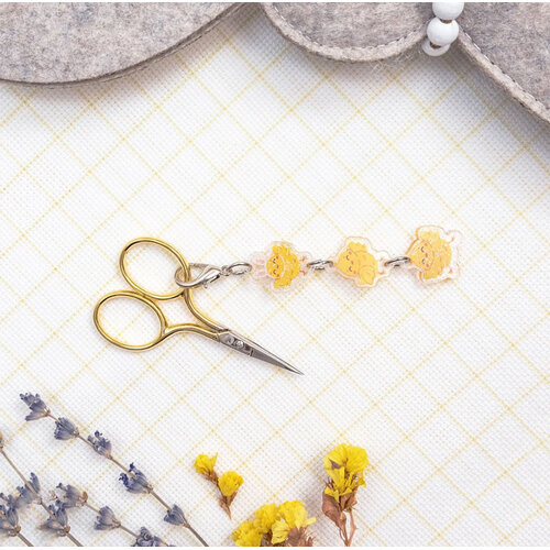 Leti Stitch Scissors Chain Dancing Chicks - Leti Stitch Leti Stitch Scissors Chain Dancing Chicks - Leti Stitch