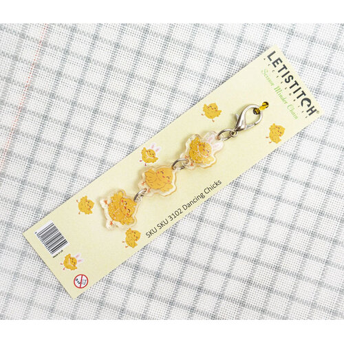 Leti Stitch Scissors Chain Dancing Chicks - Leti Stitch Leti Stitch Scissors Chain Dancing Chicks - Leti Stitch