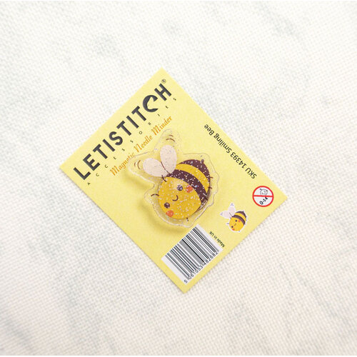 Leti Stitch Needle Minder Smiling Bee - Leti Stitch Leti Stitch Needle Minder Smiling Bee - Leti Stitch
