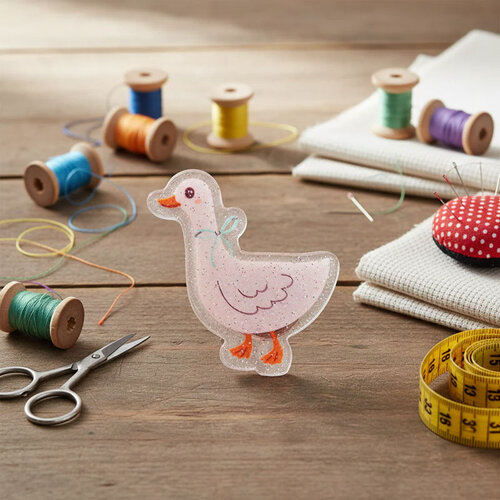 Leti Stitch Needle Minder Happy Duckling - Leti Stitch