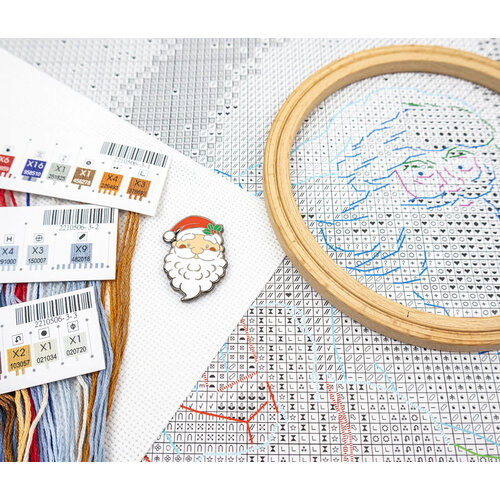 Leti Stitch Borduurpakket Santa Sleigh - Leti Stitch Leti Stitch Borduurpakket Santa Sleigh - Leti Stitch