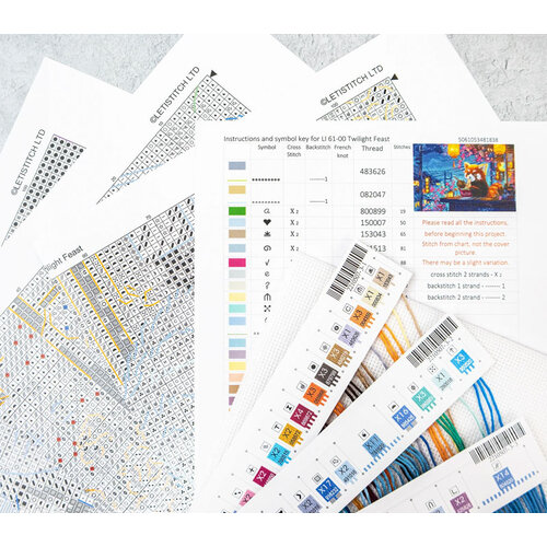 Leti Stitch Borduurpakket Twilight Feast - Leti Stitch Leti Stitch Borduurpakket Twilight Feast - Leti Stitch