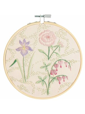 Rico Design Borduurpakket  Vrij Borduren - Voorjaarsbloemen
