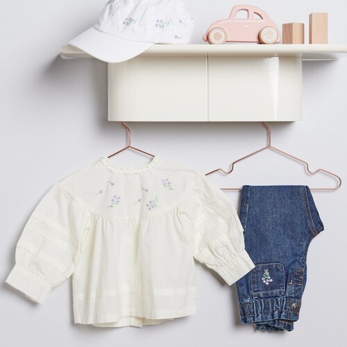 Rico Design Vrij Borduren Borduurpakket - Stick & Stitch Kit Bloemenkrans XL