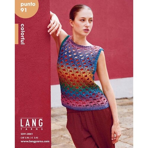 Lang Yarns Lang Yarns - Brei- en Haakboek - Punto 91 Colourful