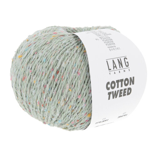 Lang Yarns Lang Yarns | Katoen Cotton Tweed -  0091 | Pastelgroen